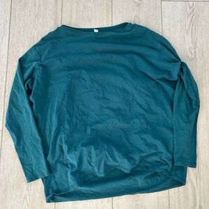 lululemon athletica Teal Long Sleeve Top
